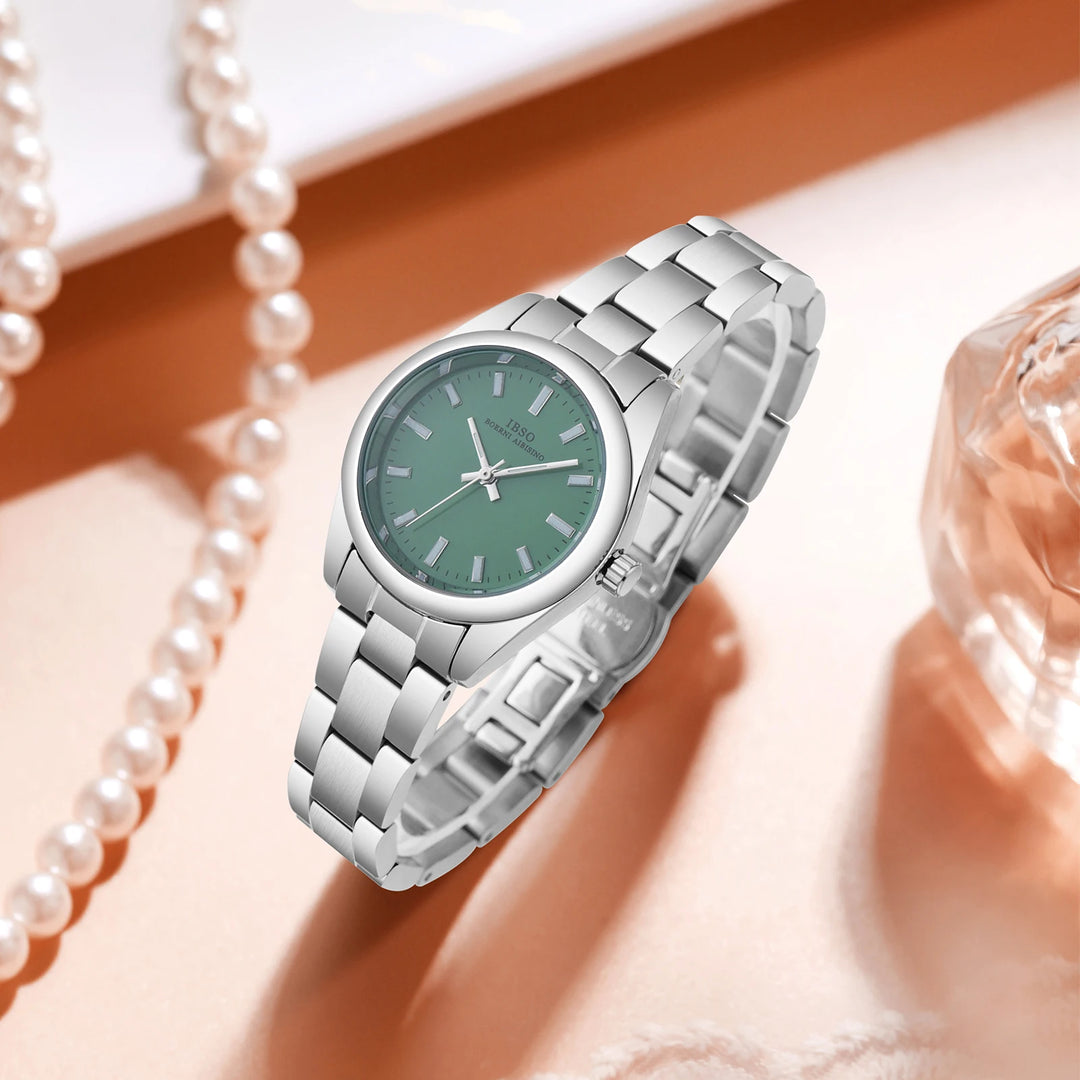 IBSO Women Wholesale 2026 New Quartz Watches Luxury Simple Watch Ladies 3ATM Waterproof Japanese Quartz Movement Luminous Hands