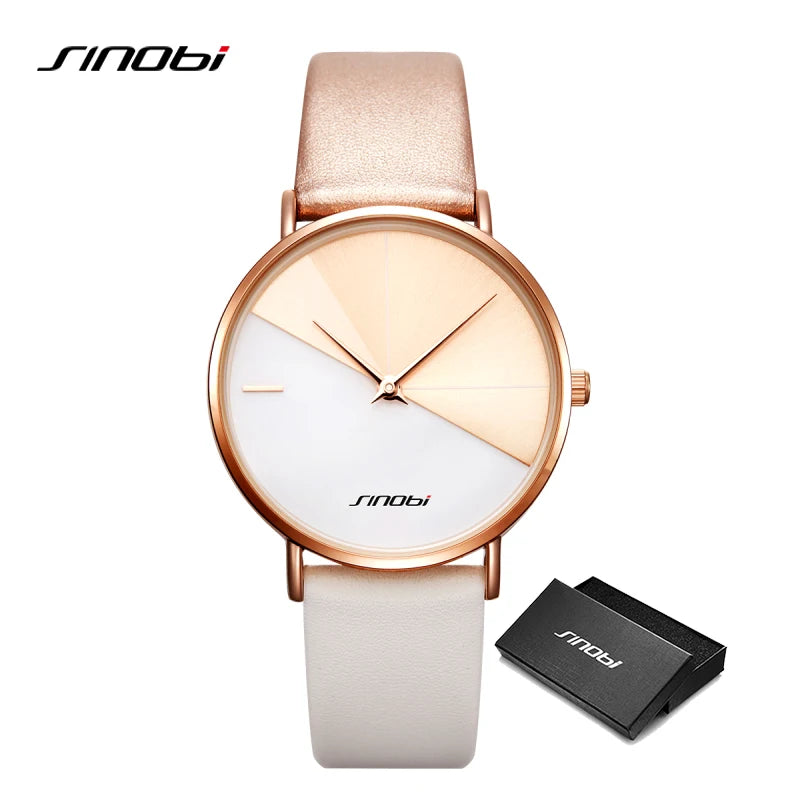 SINOBI Fashion Women's Watches Original Brand Ladies Quartz Wristwatches Top Brand Woman Best Gifts Female Clock  Montre Femme