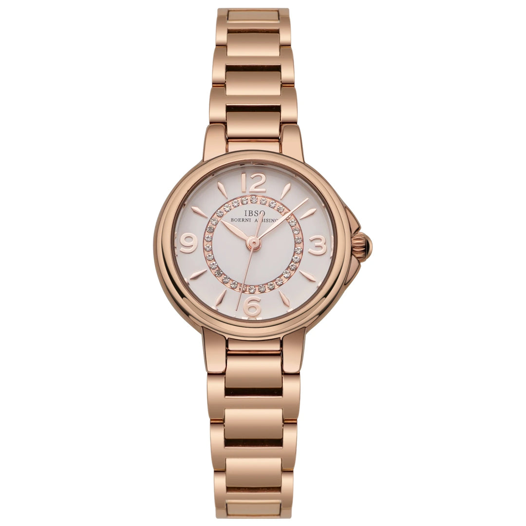 IBSO Luxury 2026 Women Quartz Watch Elegant Stainless Steel Strap 3ATM Waterproof Wholesale Free Shipping Lady Clock S1133L