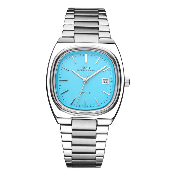 Ibso luxury men's watch 3atm hot selling wholesale price japan movement calendar function adjustable stainless steel strap