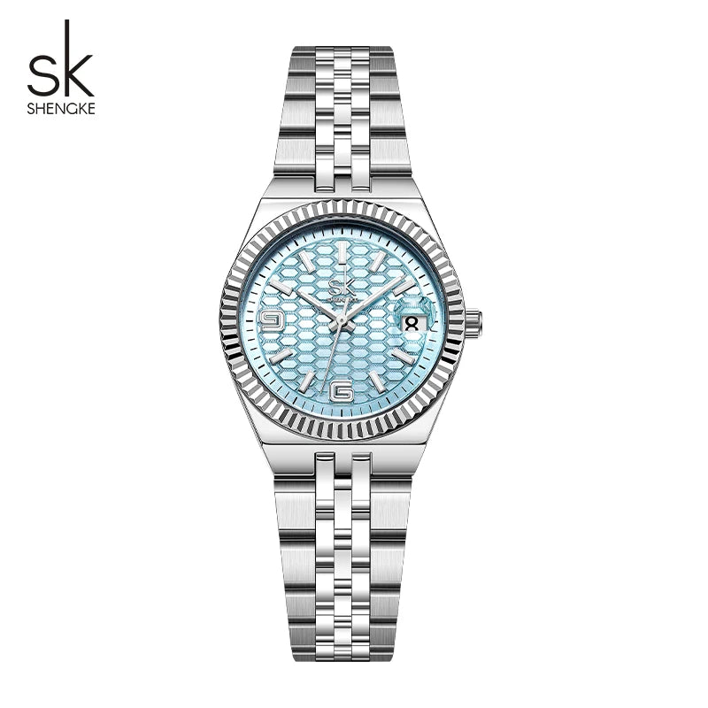 Shengke Original Design Ladies Quartz Wristwatches Top Luxury Women's Watches Fashion Style Woman's Best Gifts Clock