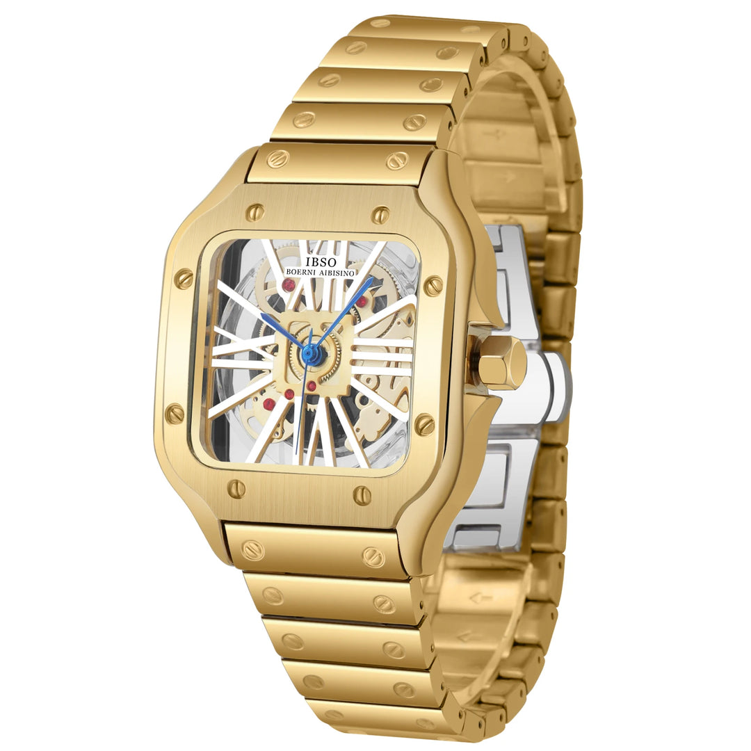 IBSO Men Luxury Watches 2026 New Arrival Style Classical 3ATM Waterproof Stainless Steel Band Original Movement