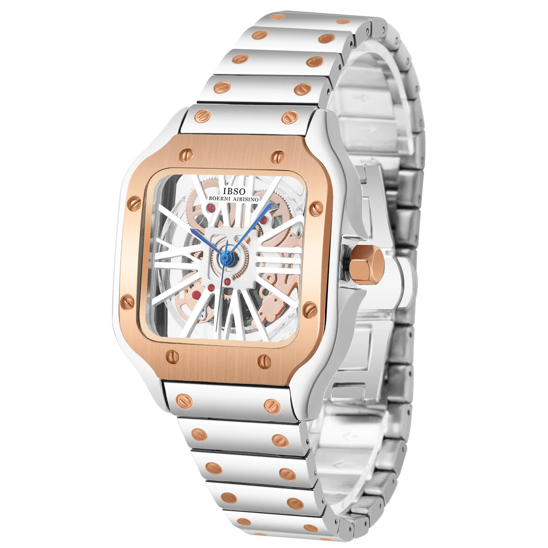IBSO Men Luxury Watches 2026 New Arrival Style Classical 3ATM Waterproof Stainless Steel Band Original Movement