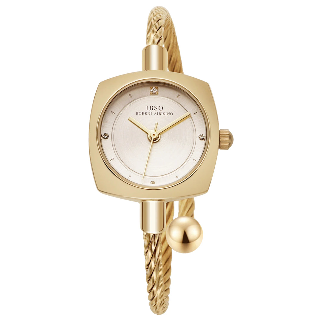 IBSO Women 2026 Bracelet Quartz Watch Elegant Wristwatch Japanese Movement 3ATM Waterproof Stainless Steel Strap