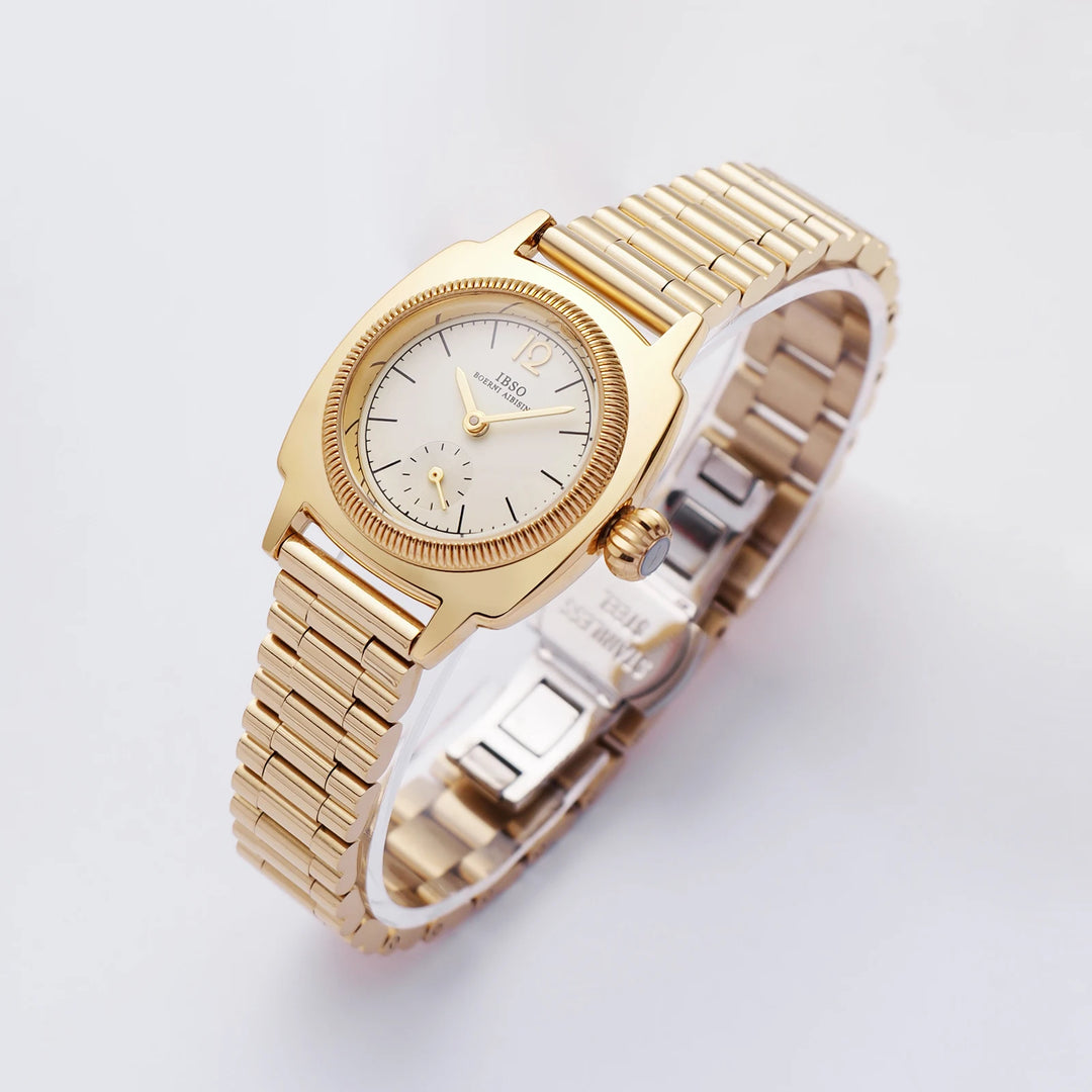 IBSO Luxury Women Quartz Watch 3ATM Waterproof Stainless Steel Strap Special Japanese Quartz Movement