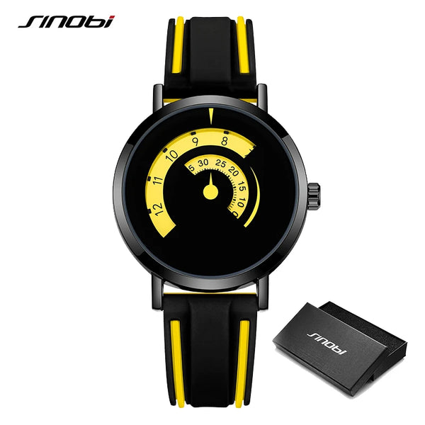 Sinobi creative design men's watches fashion styles ladies quartz wristwatches top brand male best gifts clock