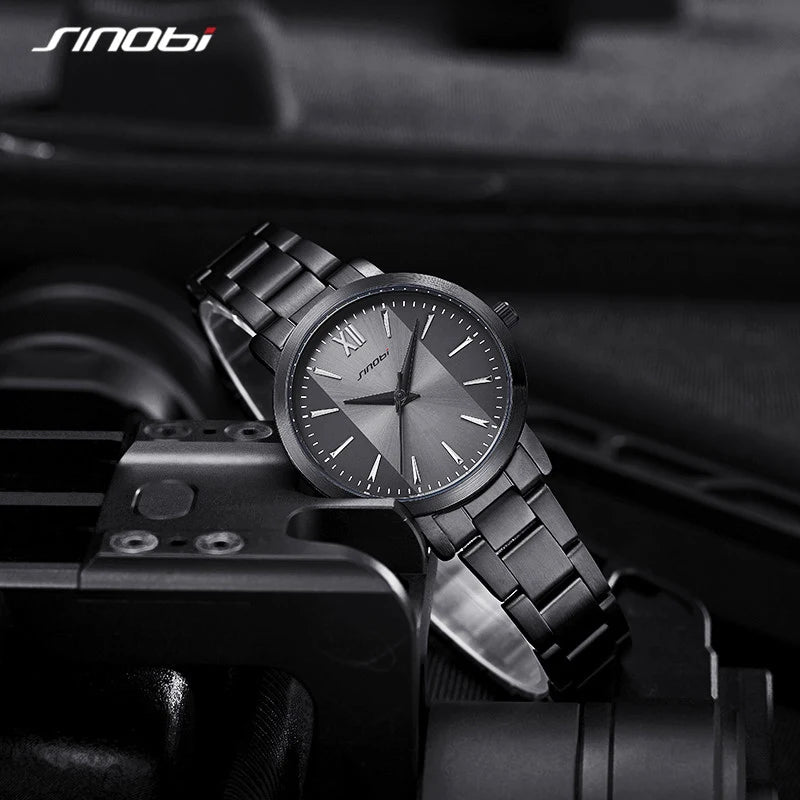 Sinobi Fashion Women's Watches Original Design Elegant Woman Quartz Wristwatches Best Gifts Clock for Wife Relogio Feminino