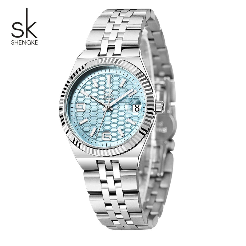 Shengke Original Design Ladies Quartz Wristwatches Top Luxury Women's Watches Fashion Style Woman's Best Gifts Clock