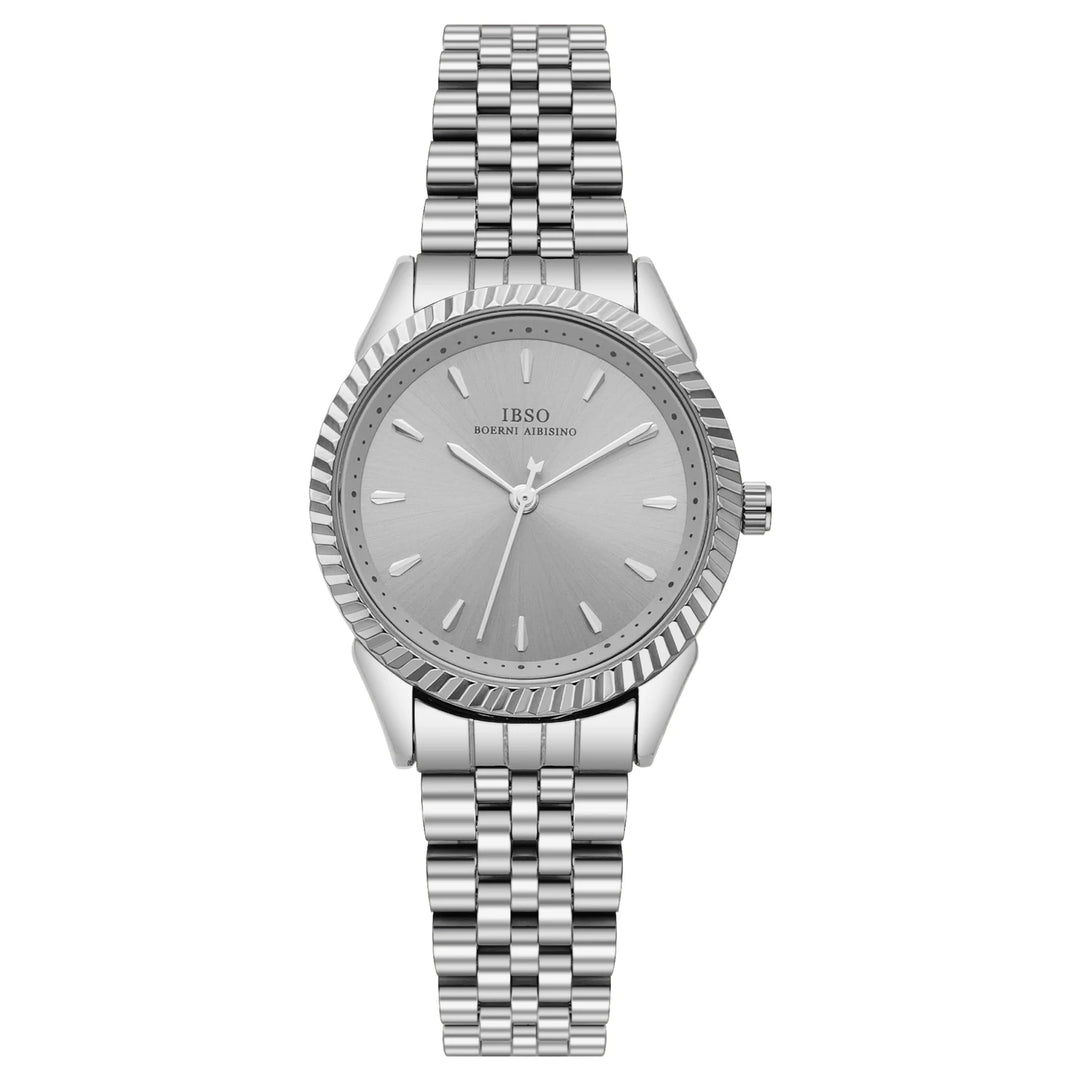 IBSO Women Wholesale 2026 Japanese Quartz Movement Quartz Watches Luxury Stainless Steel Band 3ATM Waterproof Luminous Hands