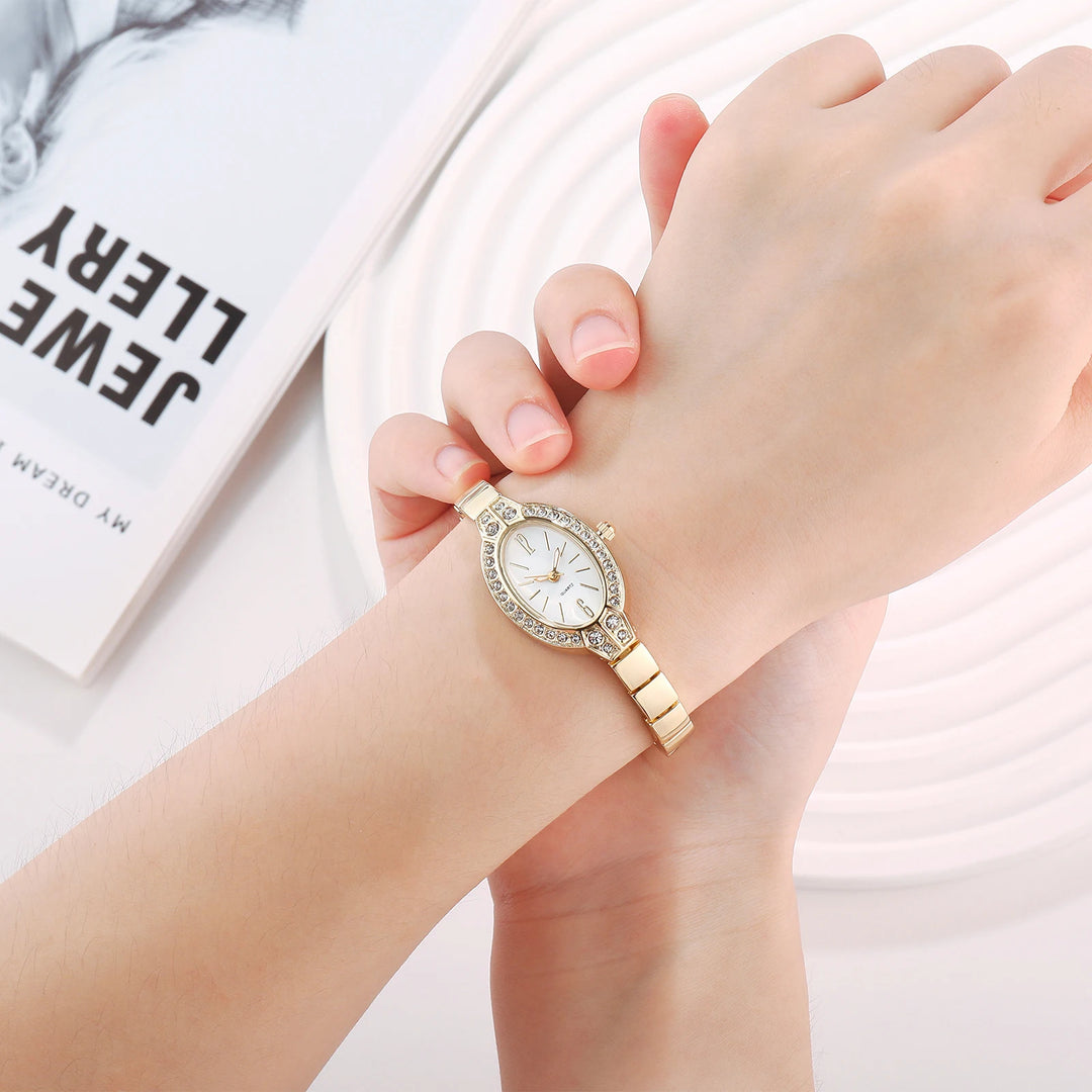 IBSO No Logo Version Cheap Watches Special Price For Women Alloy Strap Quartz Movement 3ATM Waterproof Oval Dial Ladies Watch