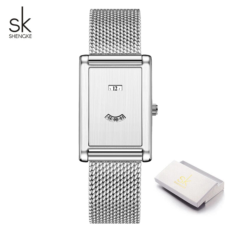Shengke Original Design Women's Quartz Watches Fashion Style Ladies Creative Female Best Gifts Brand Clock
