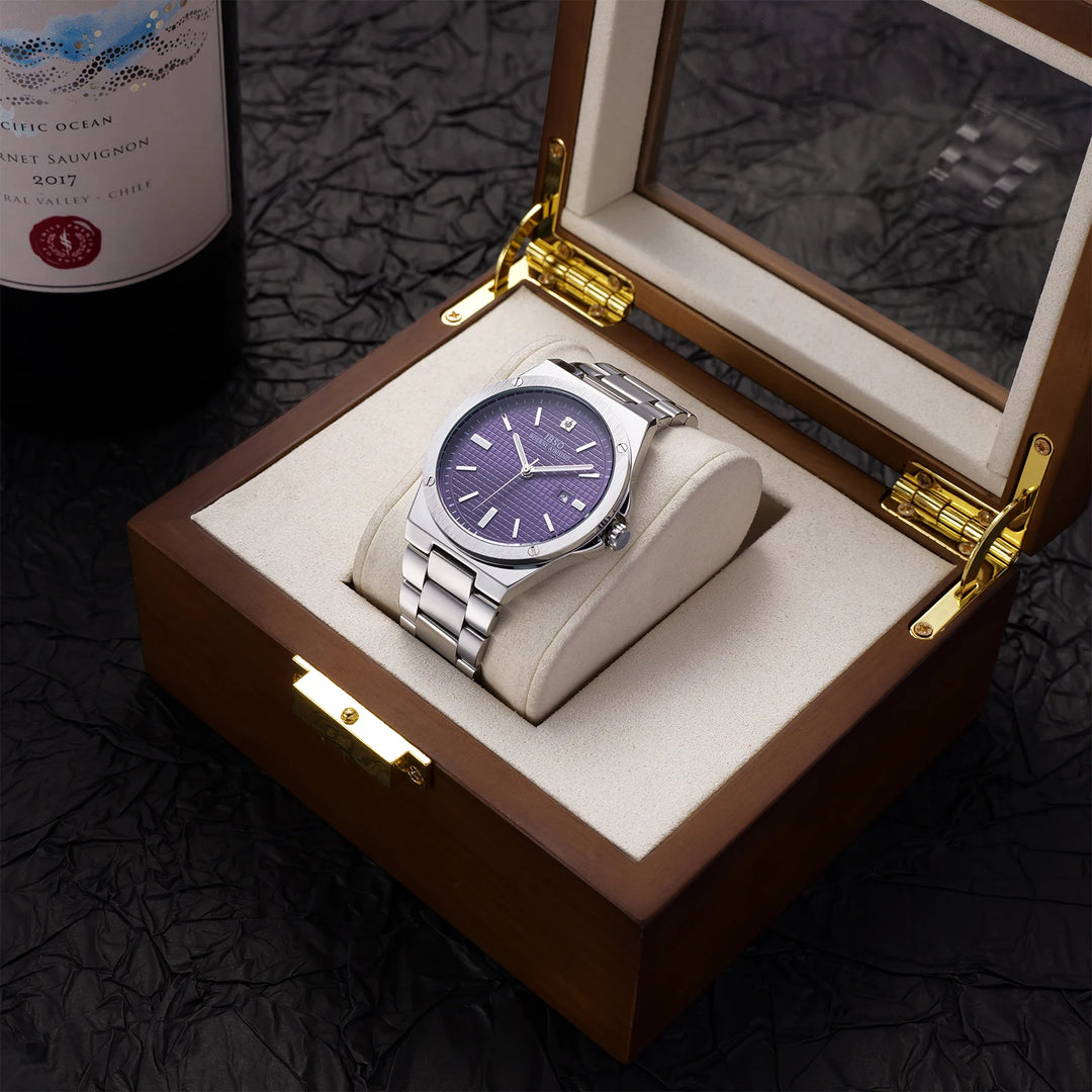 IBSO 2026 New Men Watches Luxury Quartz Watch 3ATM Waterproof Calendar Function Luminous Hands And Time Business Style